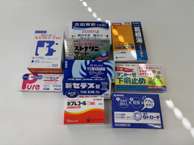 『健康企業宣言』事業所用常備薬(補充分)を営業所に配置(健保組合より）